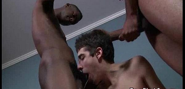 Twink getting shared by hung black studs 08